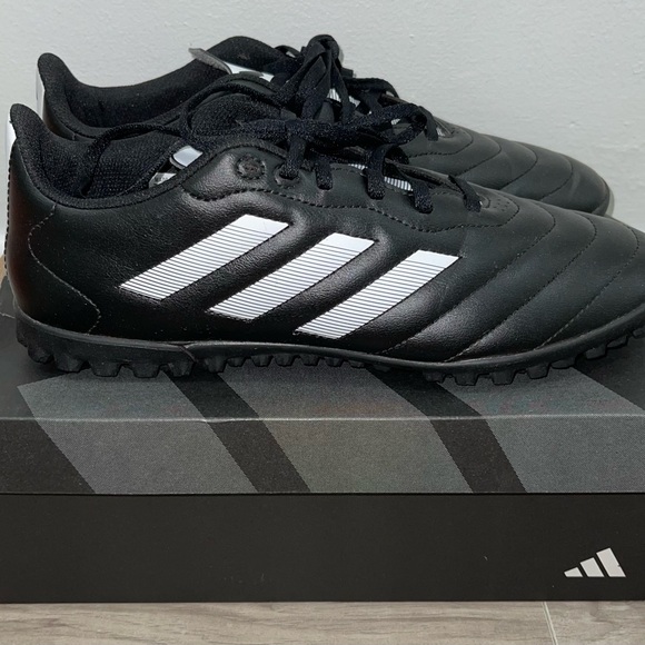 Adidas Black and White Turf Shoes - Picture 1 of 4